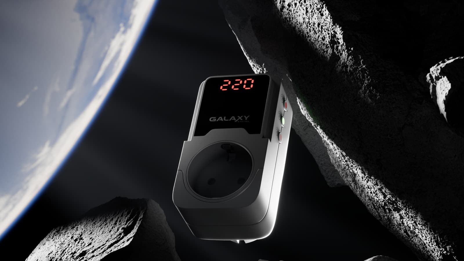 Galaxy Energy: product animation in space